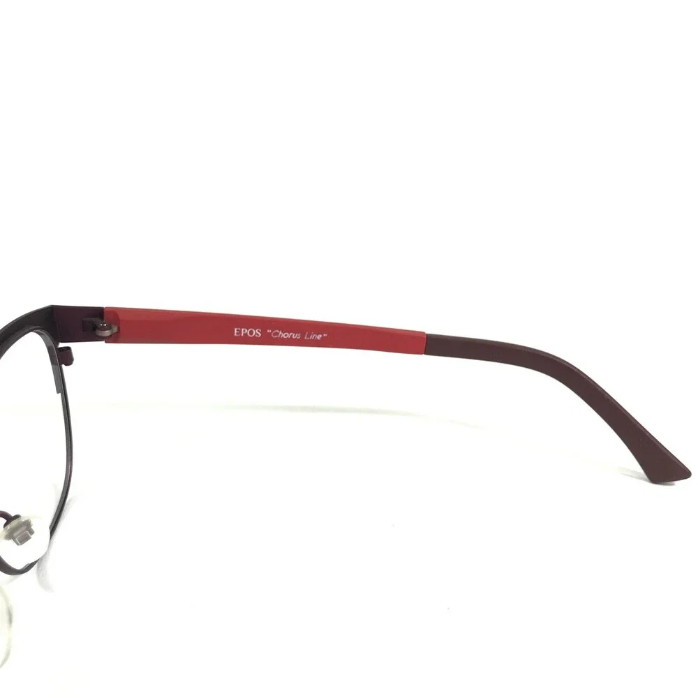 EPOS JOTA WR Eyeglasses Frames Black Purple Red Cat Eye Full Rim 50-16-140